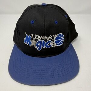 Vintage Orlando Magic Hat Cap Snapback Drew Pearson NBA Script 90s